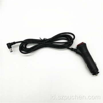 DC Plug Red Tail Switch Kabel Daya Mobil
